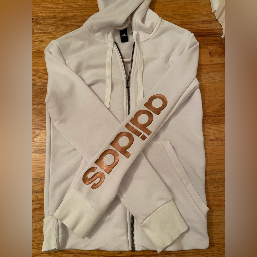 Adidas Zipper Up Hoodie